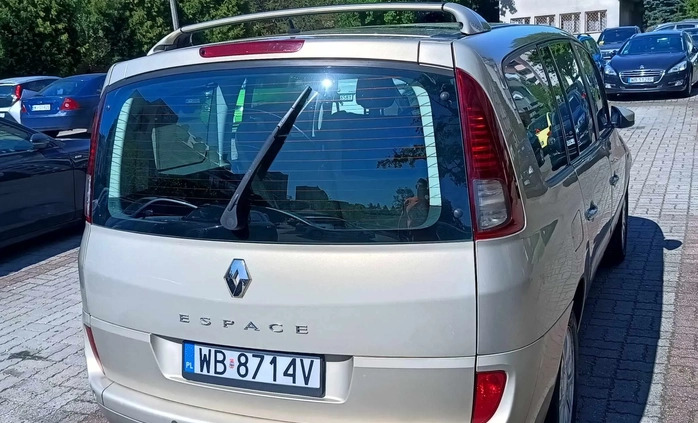 Renault Espace cena 29000 przebieg: 276626, rok produkcji 2008 z Warszawa małe 92